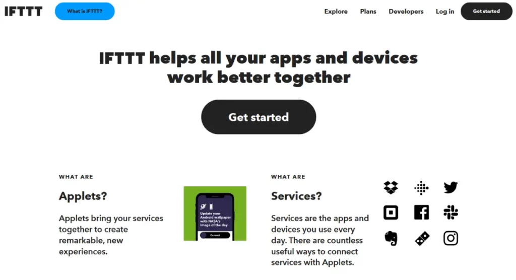IFTTT Onlinesoftware